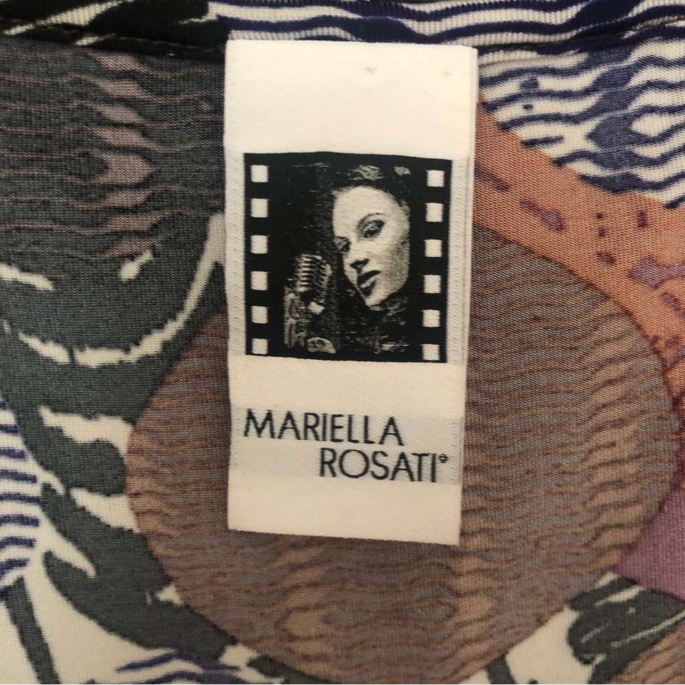 Vintage Mariella Rosati Silk Shirt - Picture 3 of 5